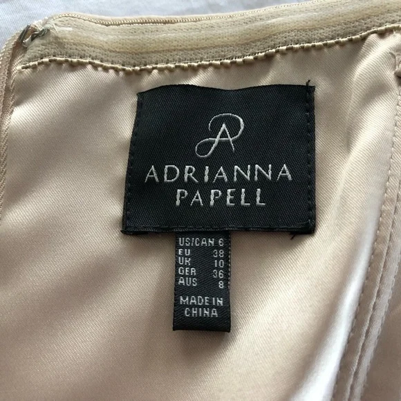 Adrianna Papell strapless cocktail length dress Size 6 - Picture 4 of 6